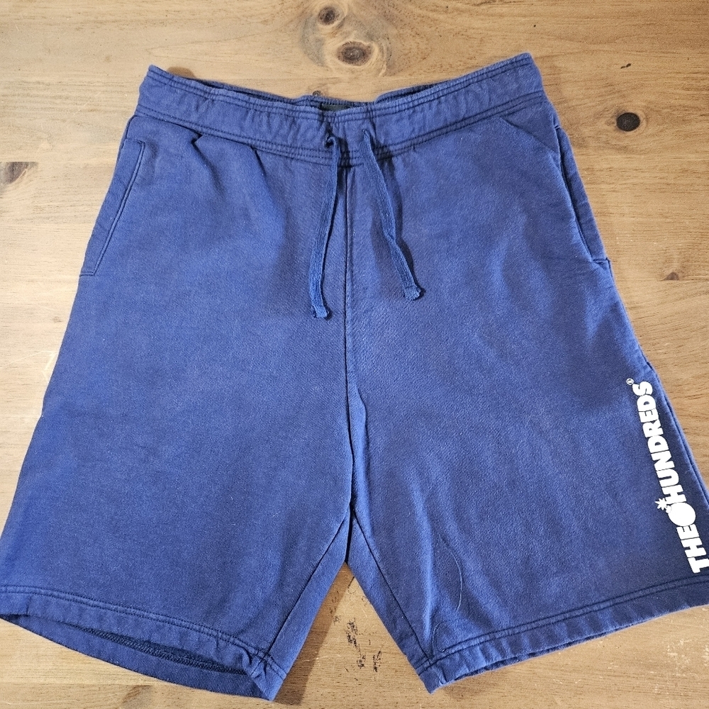 The Hundreds Fleece Sweat Shorts Navy Blue Size XL